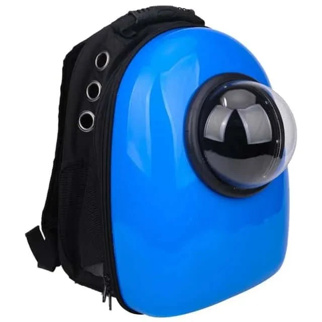 Mochila Cápsula Espacial com Visor para Cão / Gato