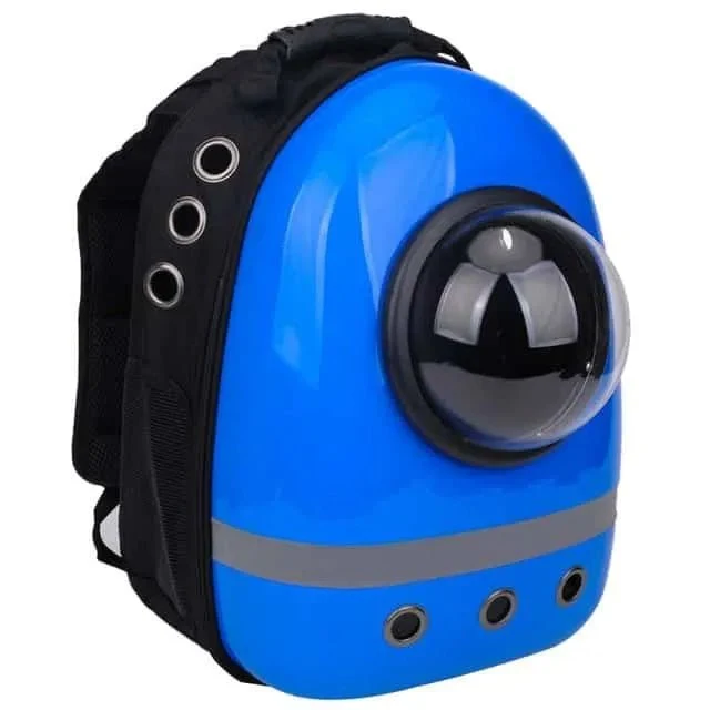 Mochila Cápsula Espacial com Visor para Cão / Gato