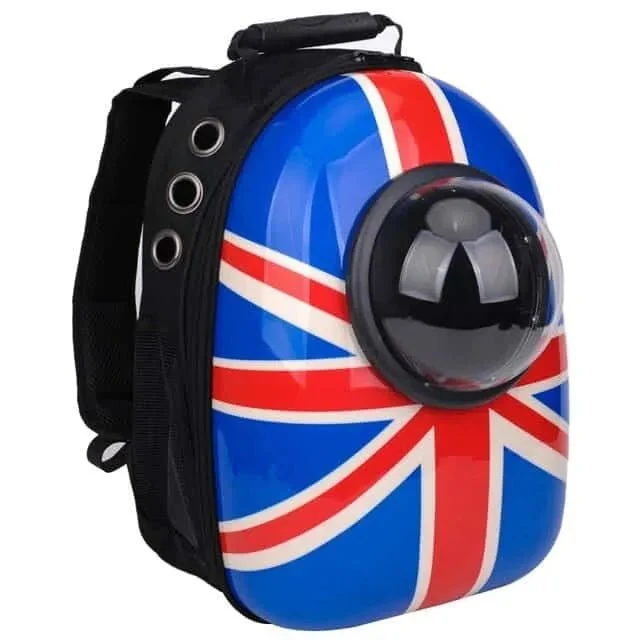 Mochila Cápsula Espacial com Visor para Cão / Gato