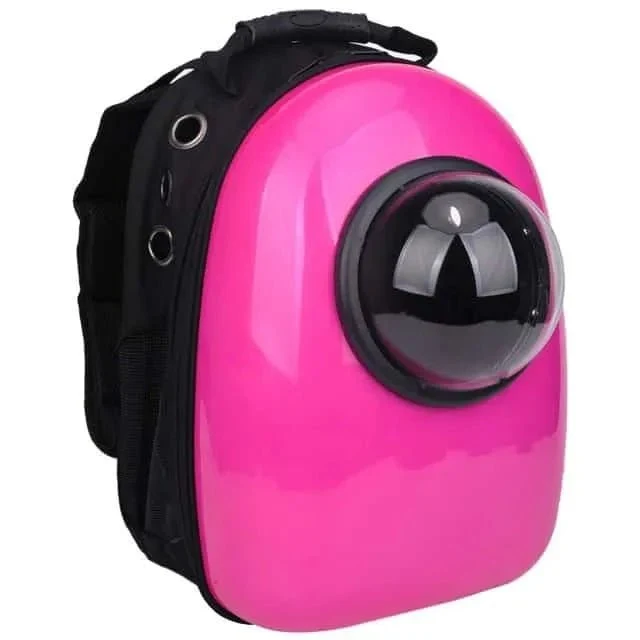 Mochila Cápsula Espacial com Visor para Cão / Gato