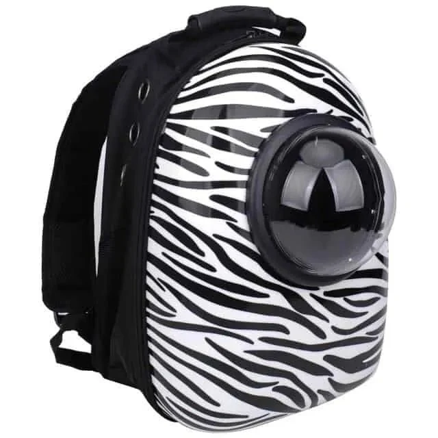 Mochila Cápsula Espacial com Visor para Cão / Gato