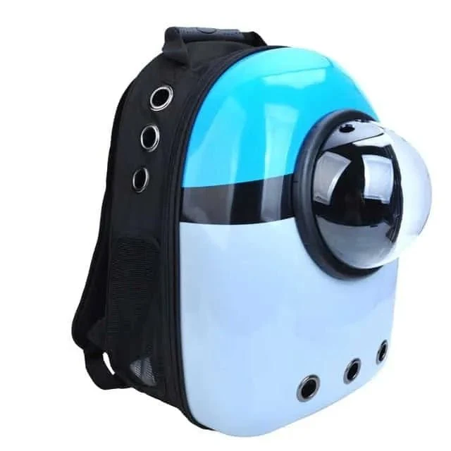 Mochila Cápsula Espacial com Visor para Cão / Gato