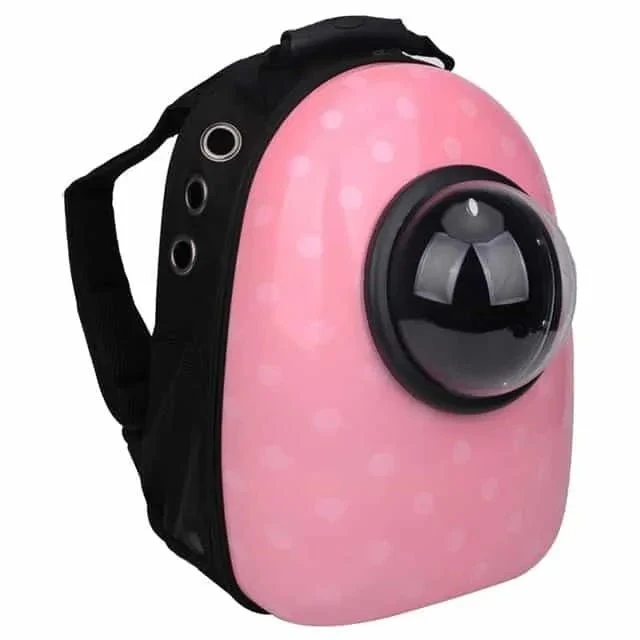 Mochila Cápsula Espacial com Visor para Cão / Gato