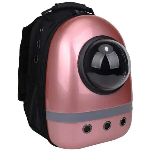 Mochila Cápsula Espacial com Visor para Cão / Gato