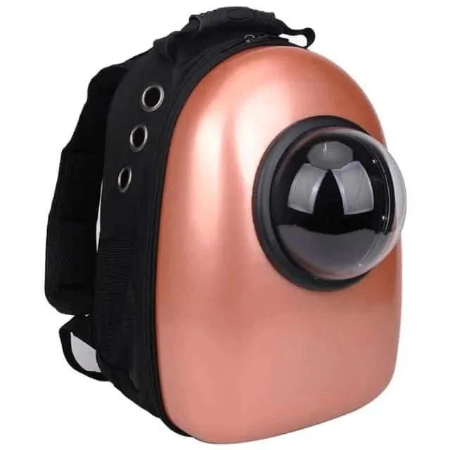 Mochila Cápsula Espacial com Visor para Cão / Gato