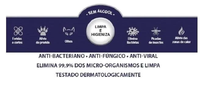 Effivet - Anti-Viral, Anti-Fúngico, Anti-Bacteriano (Spray de 60ml, 250ml e 750ml)