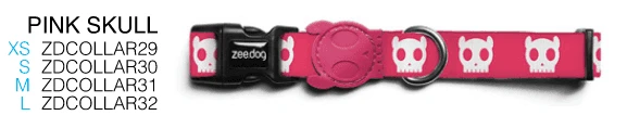Coleira Pink Skull Zee.Dog (Cão)