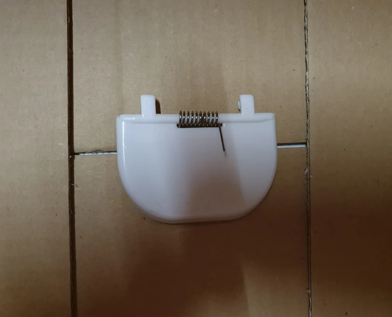 Abdeckung weißer Drahtkäfig 102cm