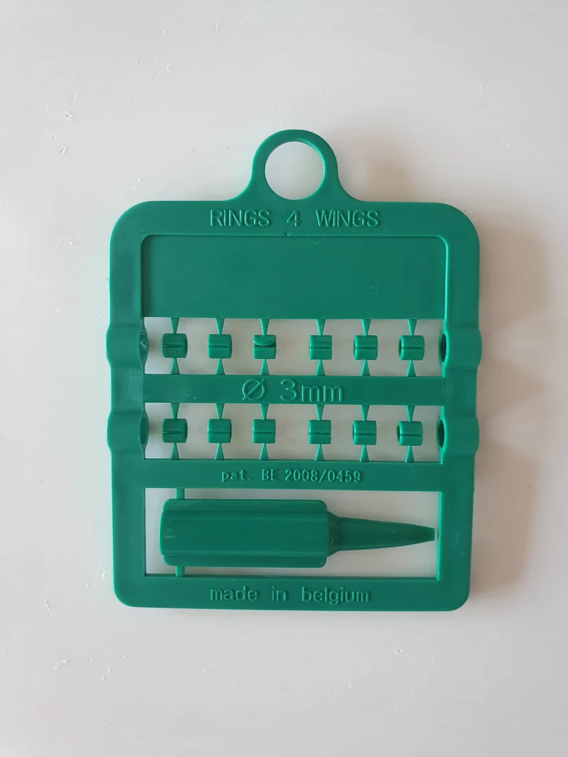 EZ Spaltringe Vögel (Ø 3mm) (12 auf Karte) 1.