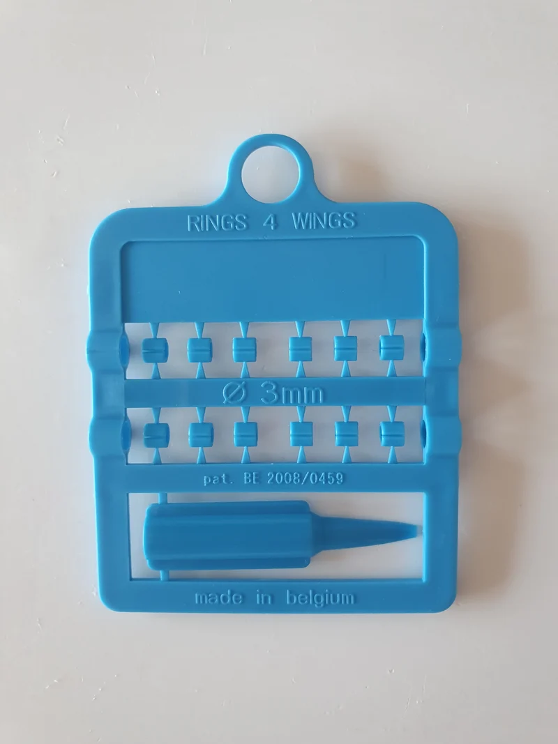 EZ Spaltringe Vögel (Ø 3mm) (12 auf Karte) 1.