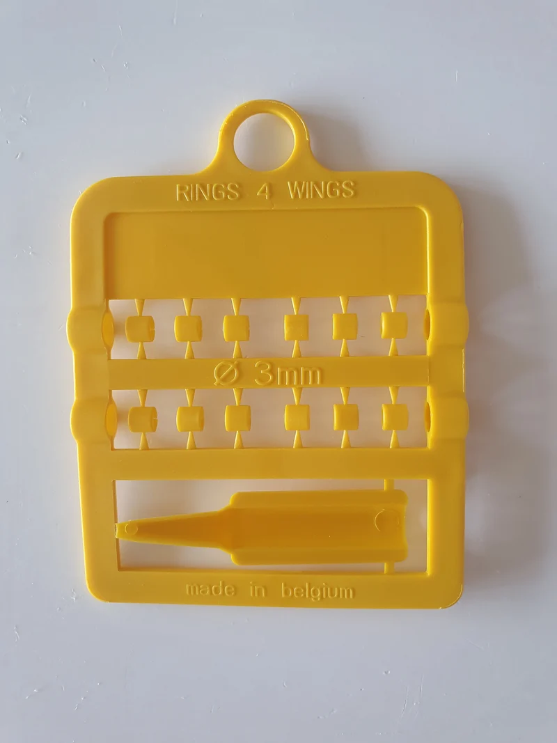 EZ Spaltringe Vögel (Ø 3mm) (12 auf Karte) 1.