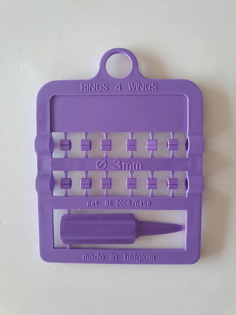 EZ Spaltringe Vögel (Ø 3mm) (12 auf Karte) 1.