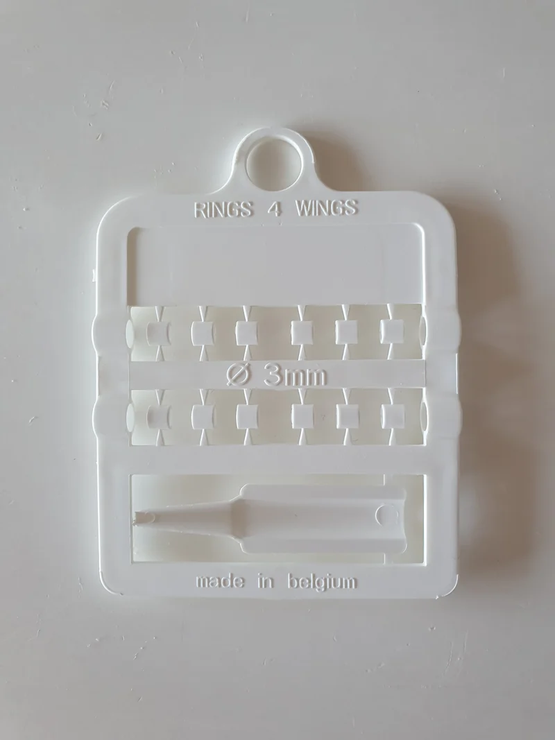 EZ Spaltringe Vögel (Ø 3mm) (12 auf Karte) 1.