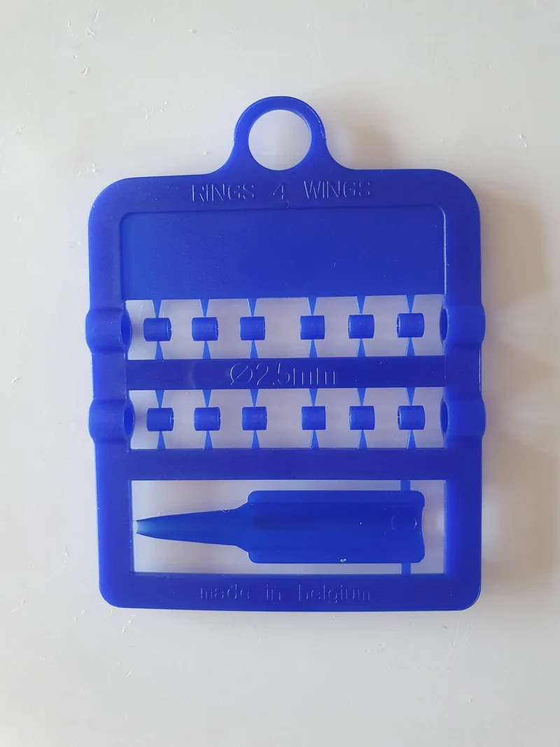 EZ Spaltringe Vögel (Ø 2.5mm) (12 auf Karte) 1.