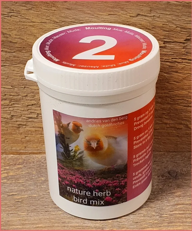 Kräutermischung 2 – Mauserzeit (150 g) – Kräuter-Vogelmischung