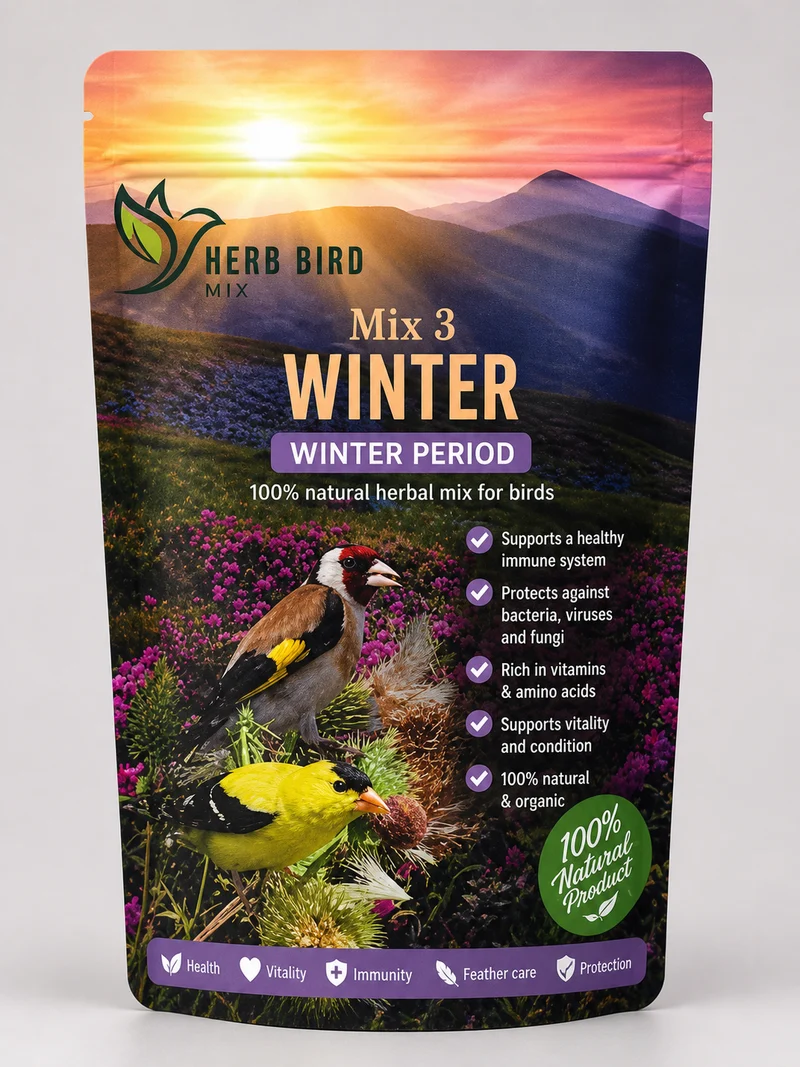 Kräutermischung 3 – Winterzeit (150 g) – Kräuter-Vogelfutter