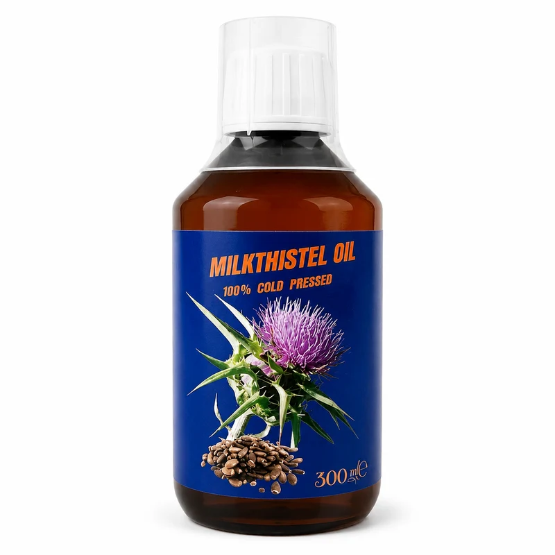 Mariendistelöl 300ml 100% Bio kaltgepresst - Kräutervogelmischung