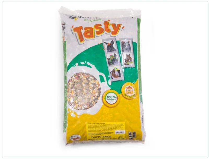 Tasty Exko, Alleinfuttermittel für Nagetiere, Vadigran 15 kg