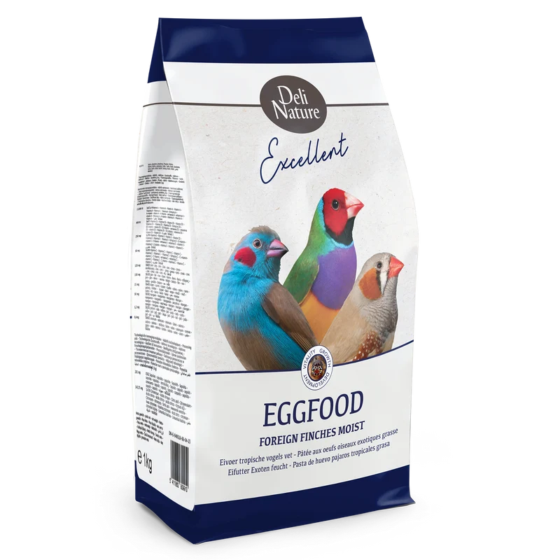 Eierfutter Pastete für tropische Vögel 4kg Deli Natur
