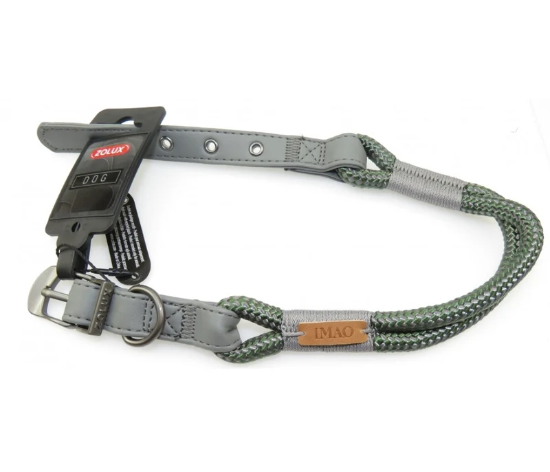 Zolux Hundehalsband Imao Hyde Park Khaki Grün 40cm x 6mm