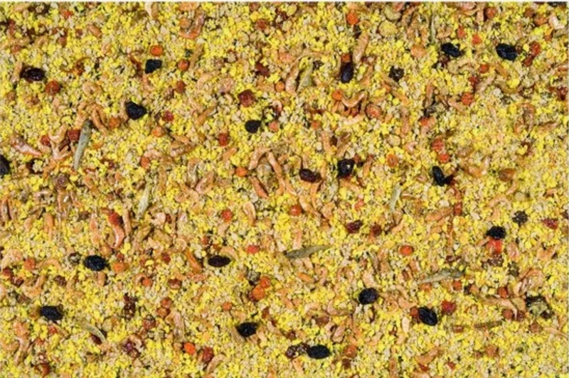 Nutribird Gold Crumble Große Wellensittiche und Papageien 800 Gramm (Mit Reißverschluss)