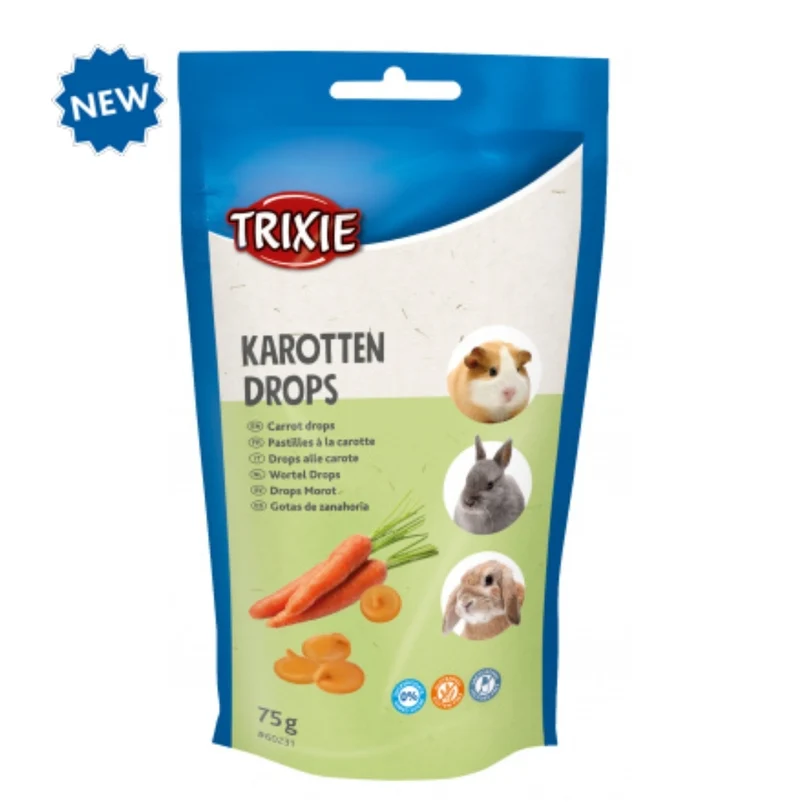 Trixie Karotte fällt um 75 Gramm