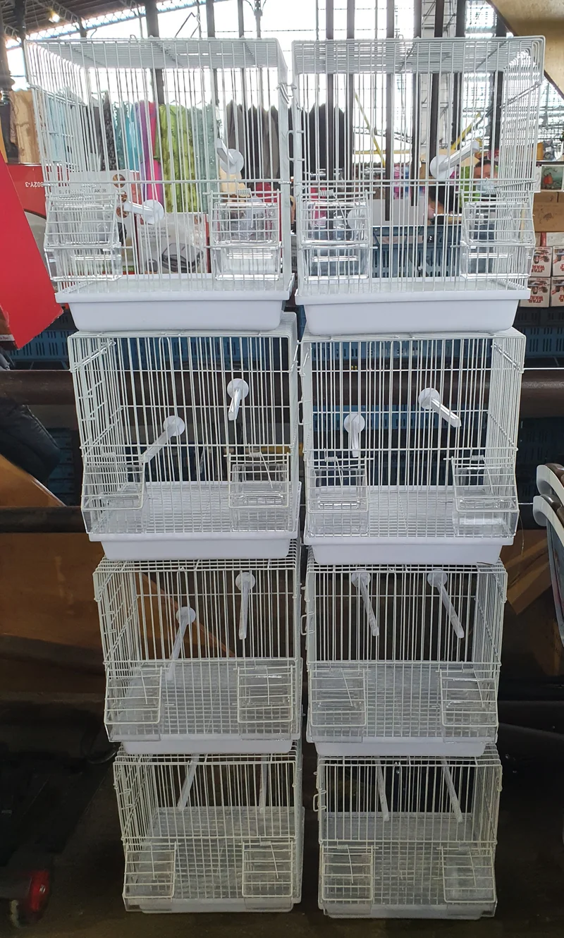 Kleiner Transportkäfig Weiß 25 x 19 x 34