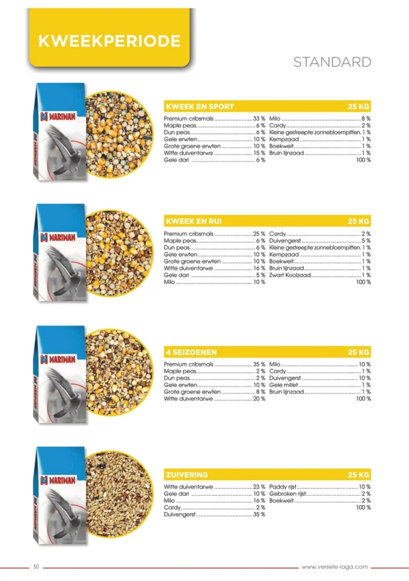 Reinigungsstandard 25 Kg Mariman - Versele Laga