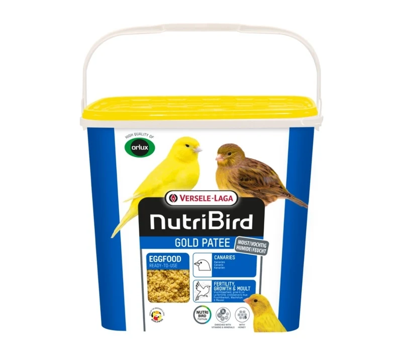 Nutribird Gold Patee Kanarienvögel 5kg (Orlux gebrauchsfertiges Eifutter für Kanarienvögel)
