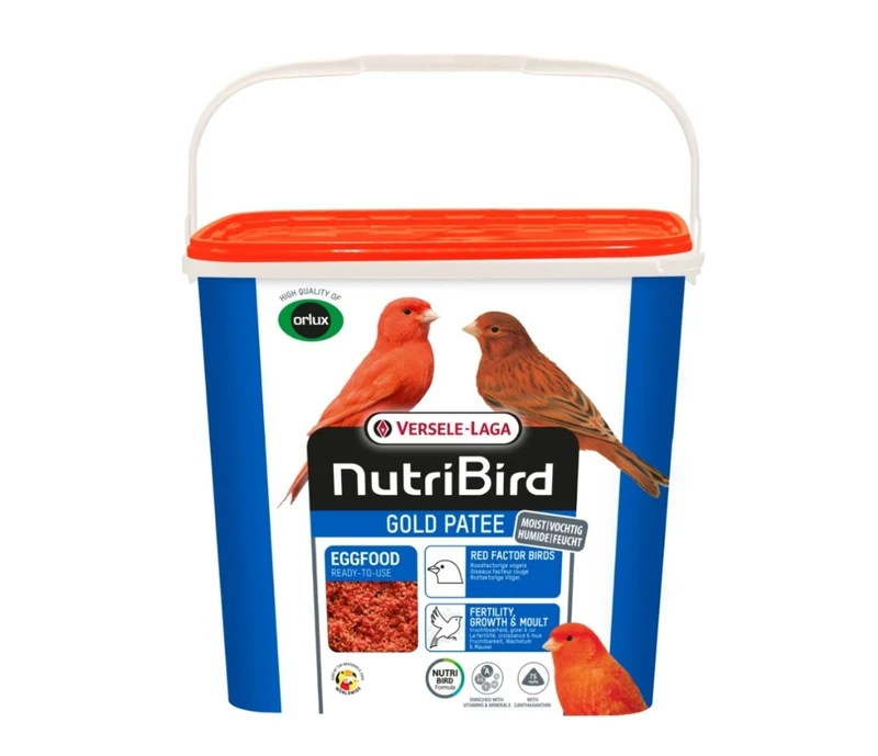 Nutribird Gold Patee Red Factor Vögel 5kg (Orlux gebrauchsfertiges Eifutter rot)