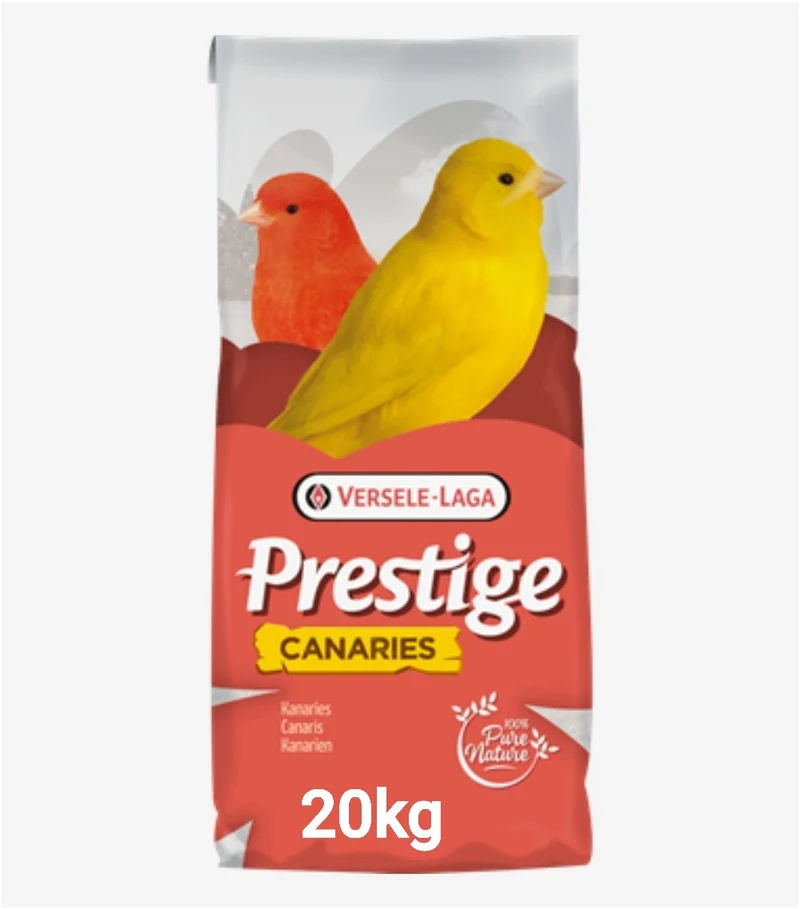 Prestige Kanarienvogel 20 kg Qualitätssamenmischung – Versele Laga