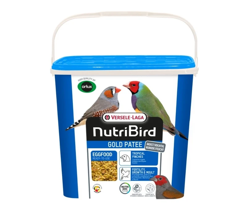 Nutribird Gold Patee Tropical Birds 5 kg (Orlux gebrauchsfertiges Eierfutter für tropische Vögel)