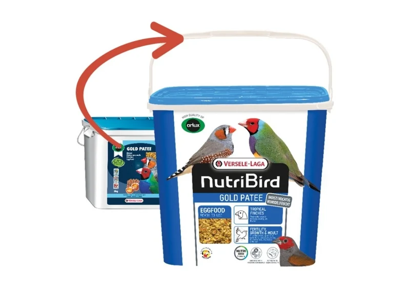 Nutribird Gold Patee Tropical Birds 5 kg (Orlux gebrauchsfertiges Eierfutter für tropische Vögel)