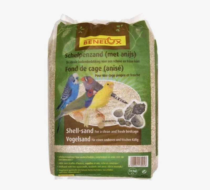 Braune Muscheln 🐚 Sand 25 kg – Benelux
