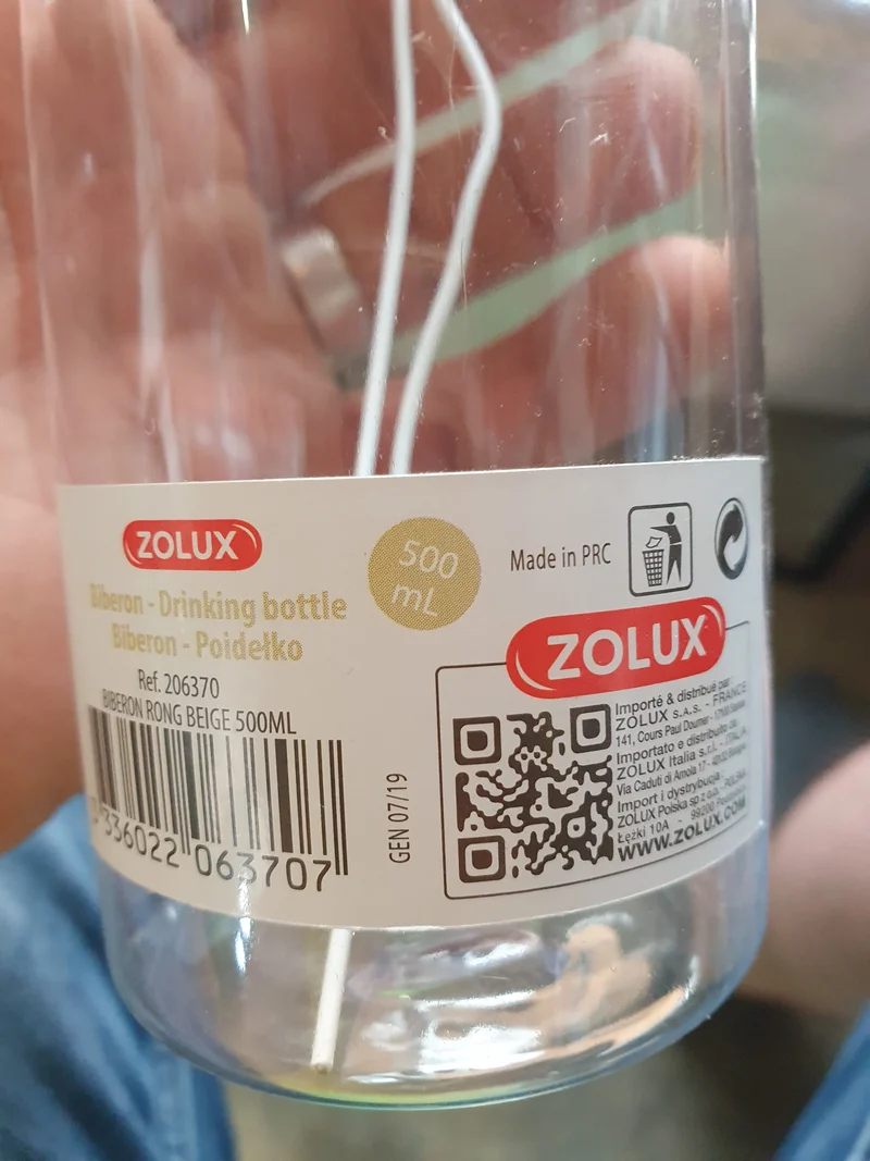Trinkflasche Nager Zolux 500ml