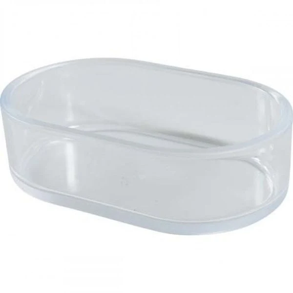 Futternapf oval transparent