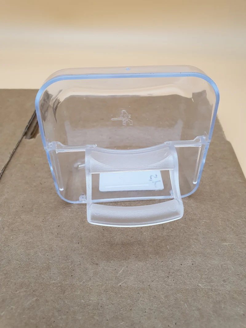 Transparente Futternapffront „Luxe“