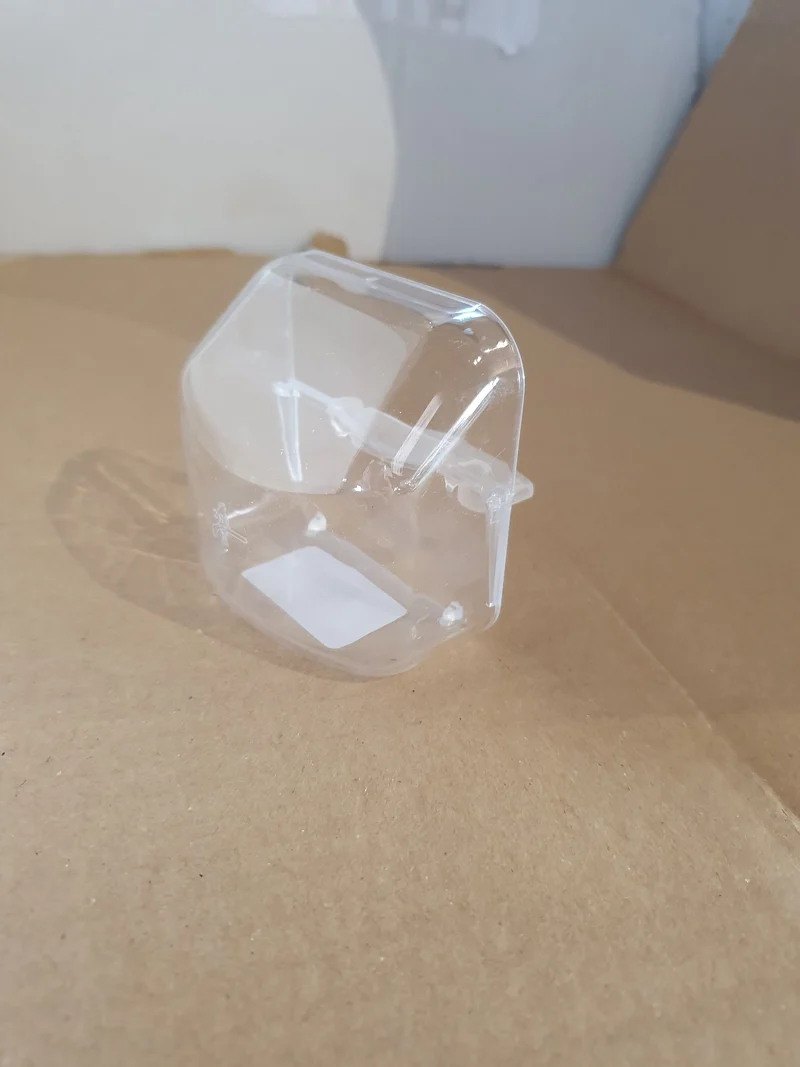 Transparente Futternapffront „Luxe“