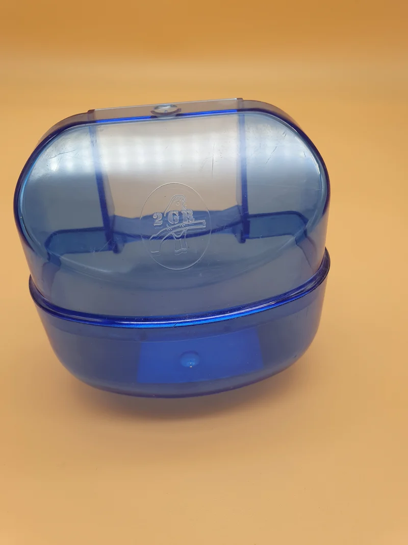 "DeLuxe" blauer Esstopf (stabiler als das Standardmodell)